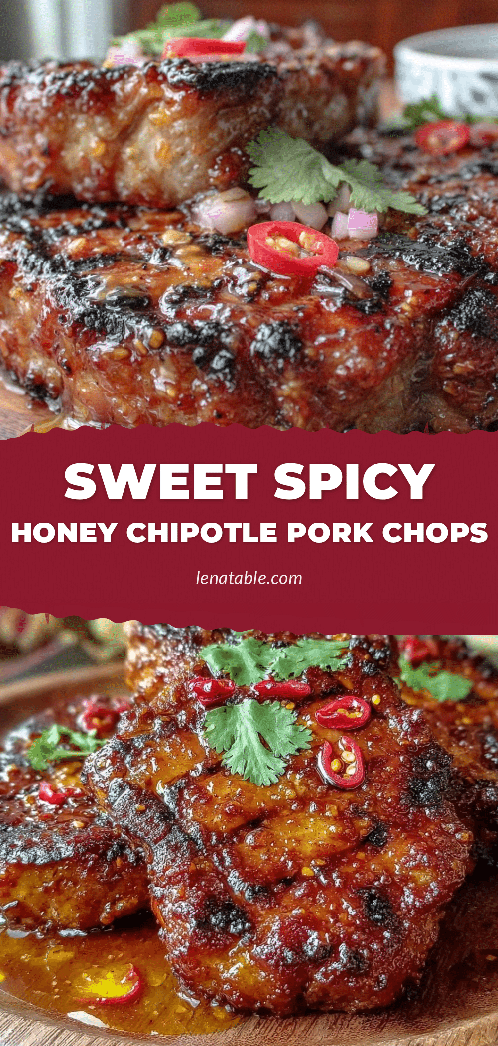 honey chipotle grilled pork chops recipe