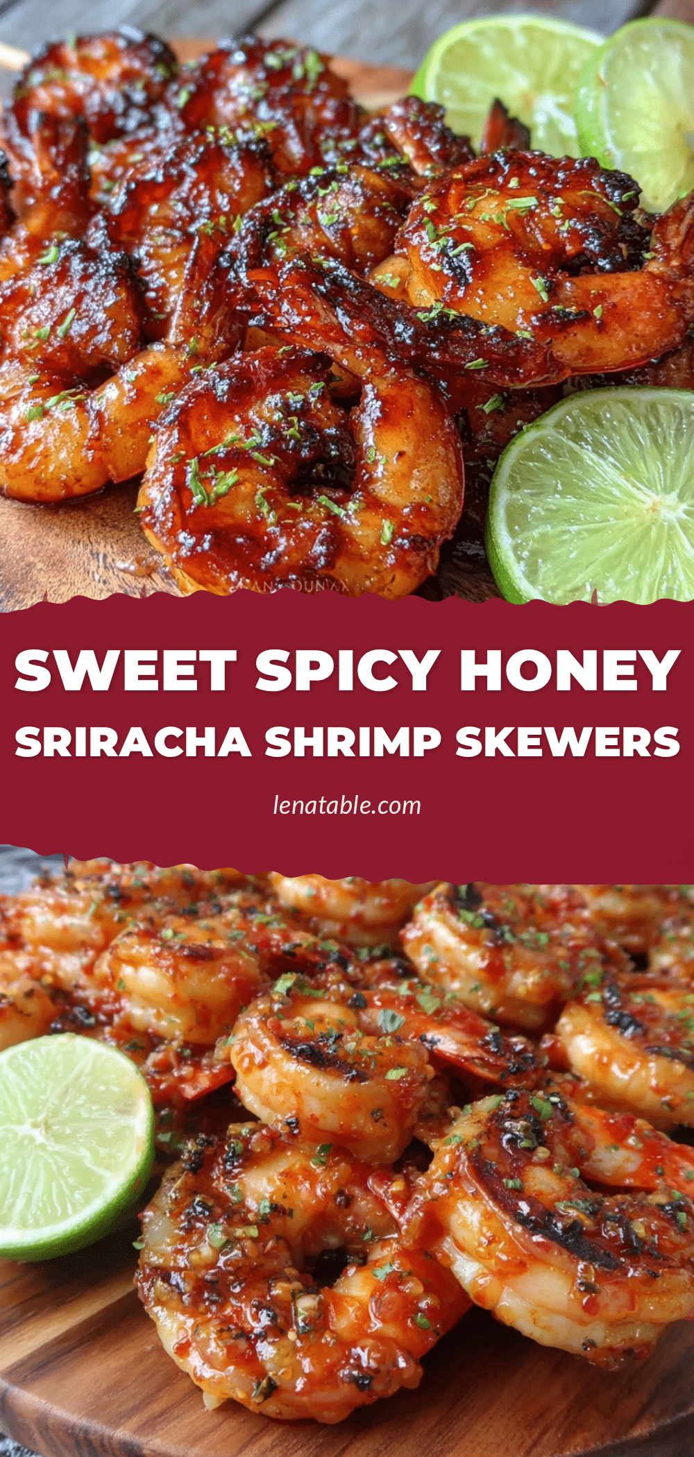 honey sriracha grilled shrimp skewers recipe