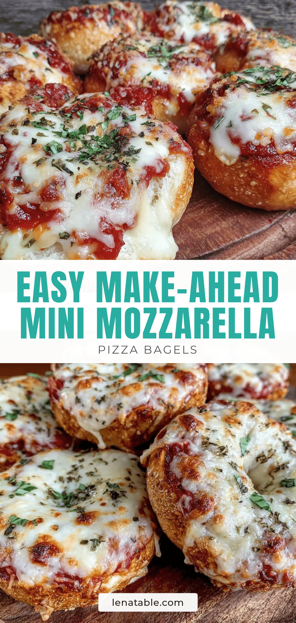 mini pizza bagels recipe