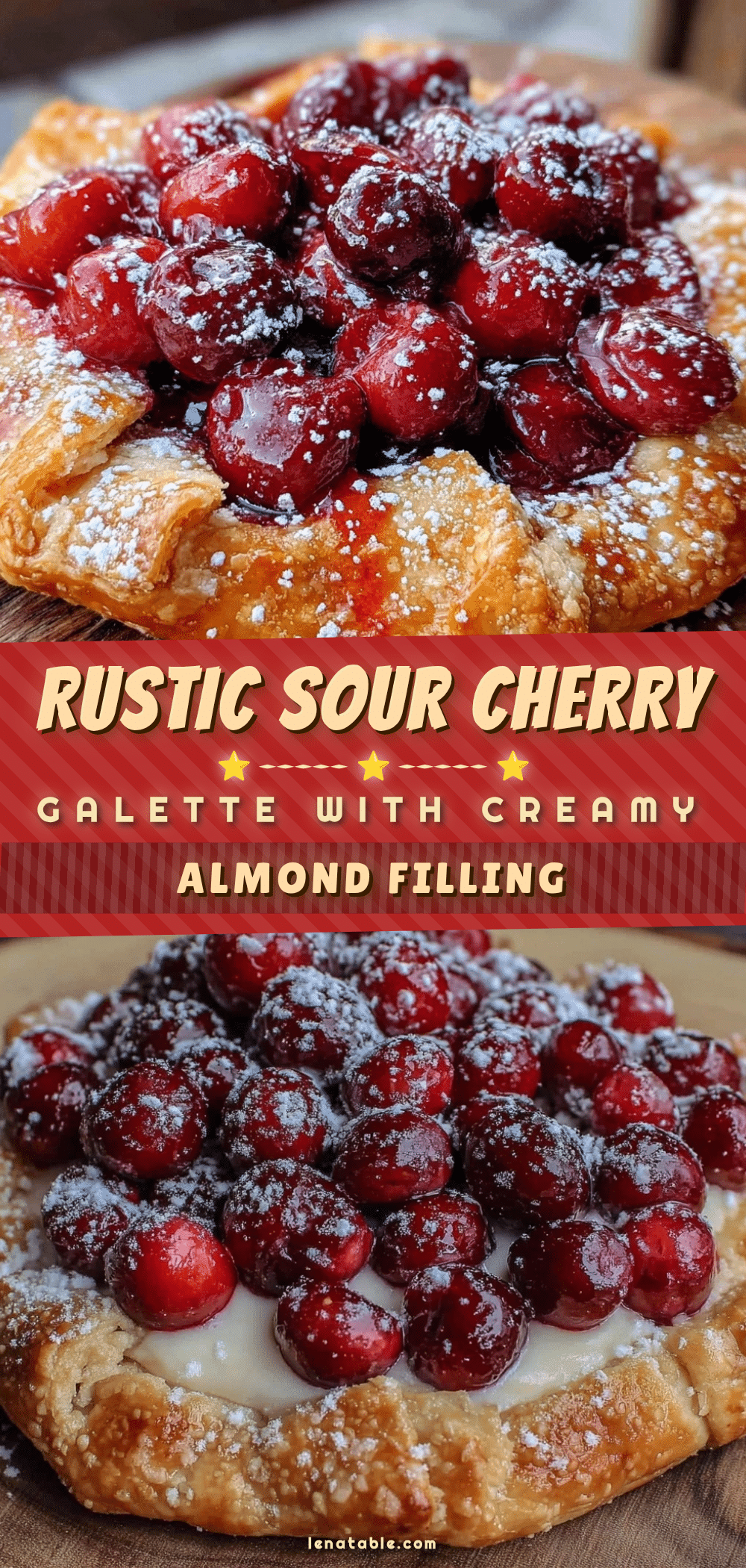 perfect sour cherry galette recipe