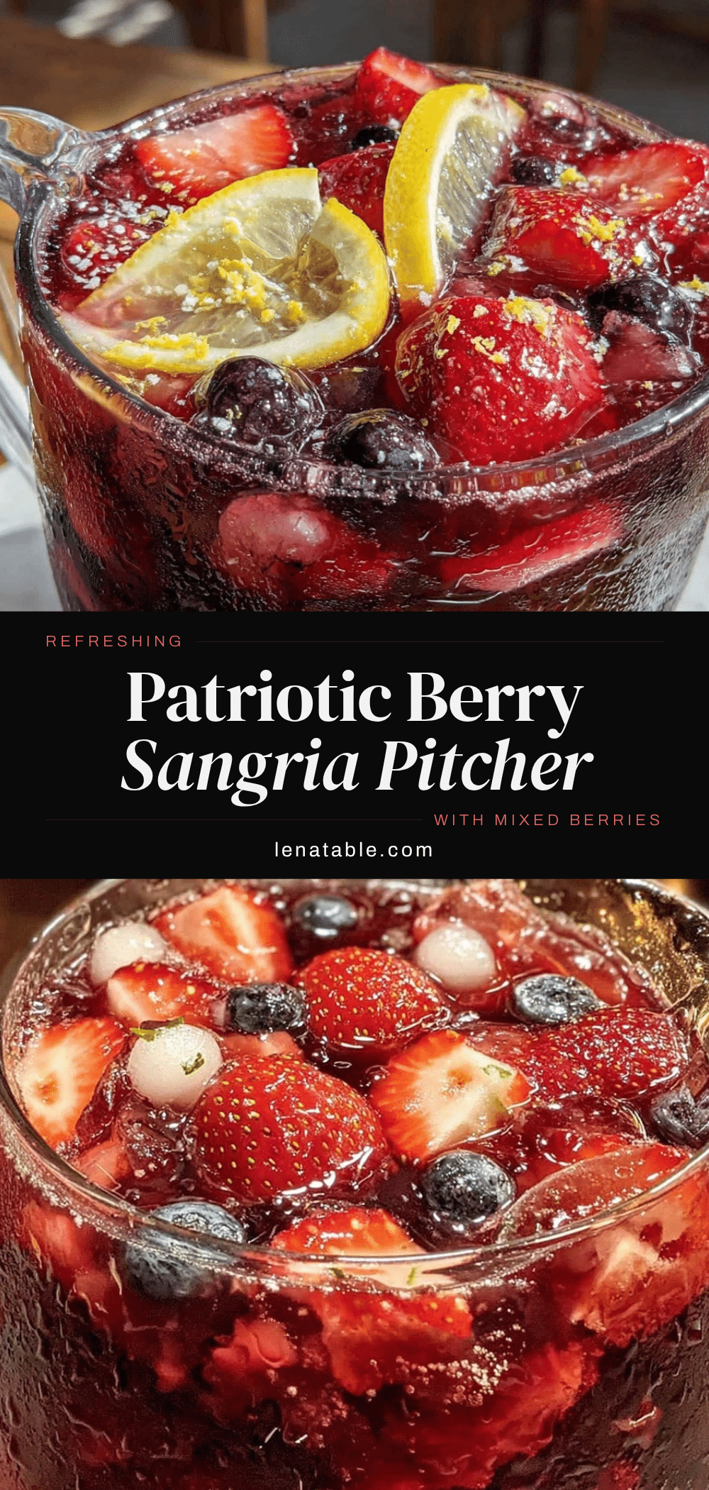 Refreshing Patriotic Sangria recipe