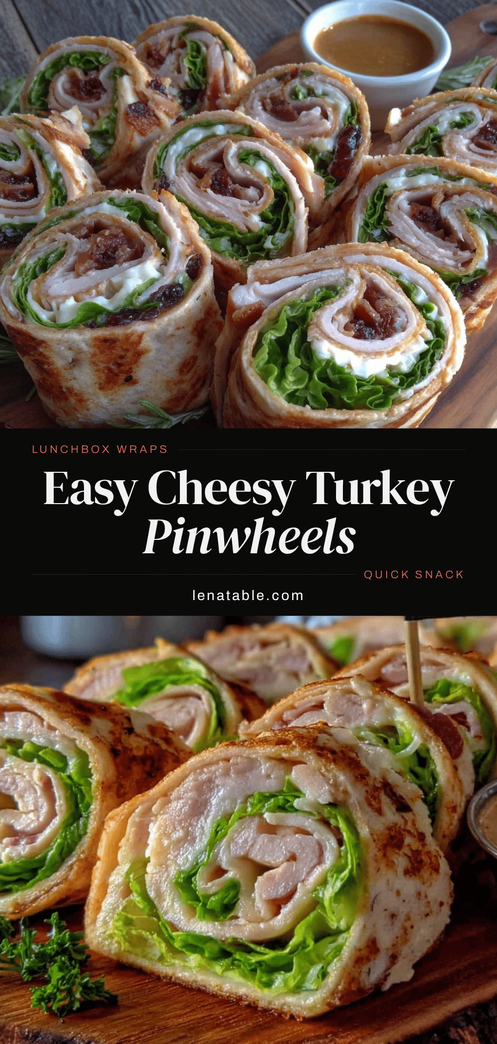 turkey cheese pinwheels recipe