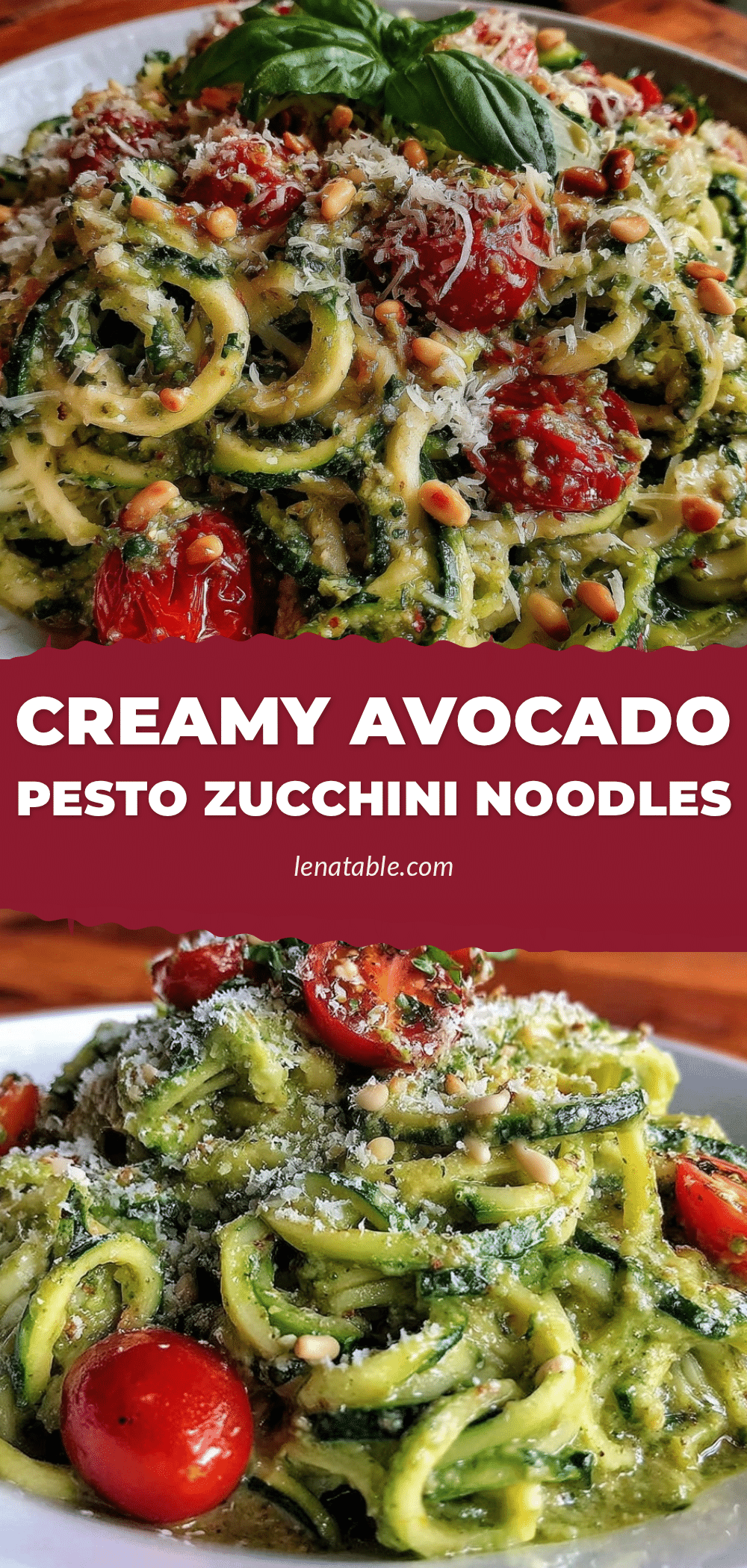 zucchini noodles with avocado pesto recipe