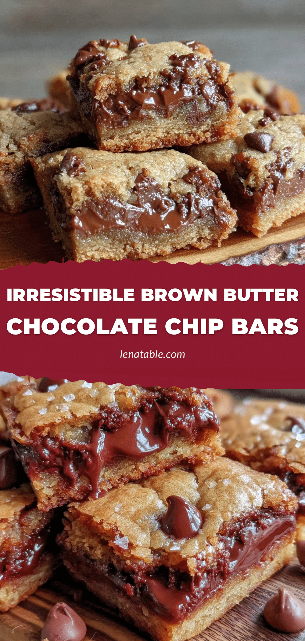 brown butter chocolate chip cookie bars recipe