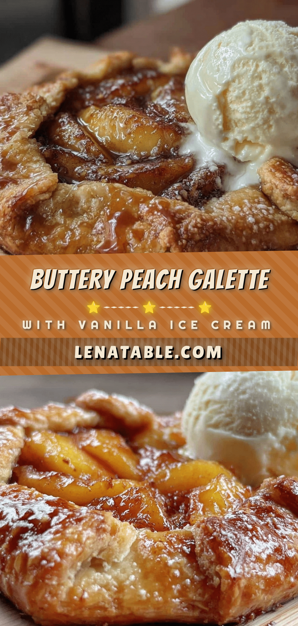 brown butter peach galette recipe