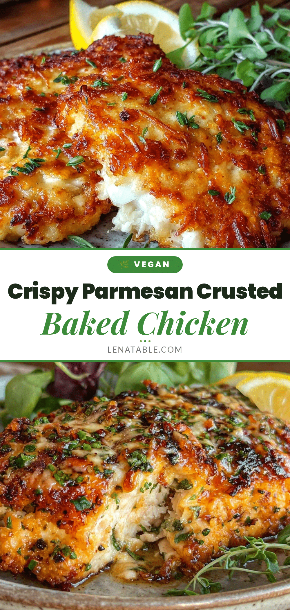 crispy baked parmesan crusted chicken breast recipe