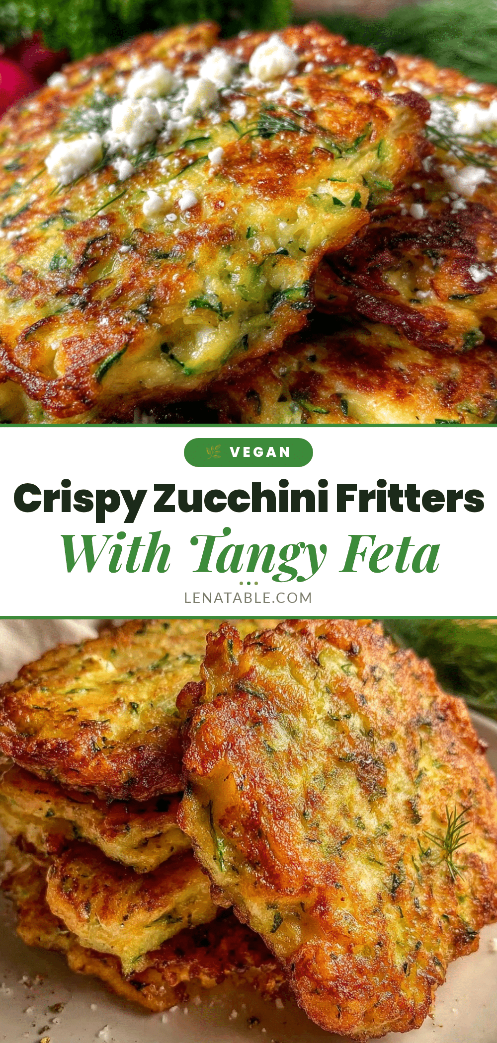crispy zucchini fritters recipe