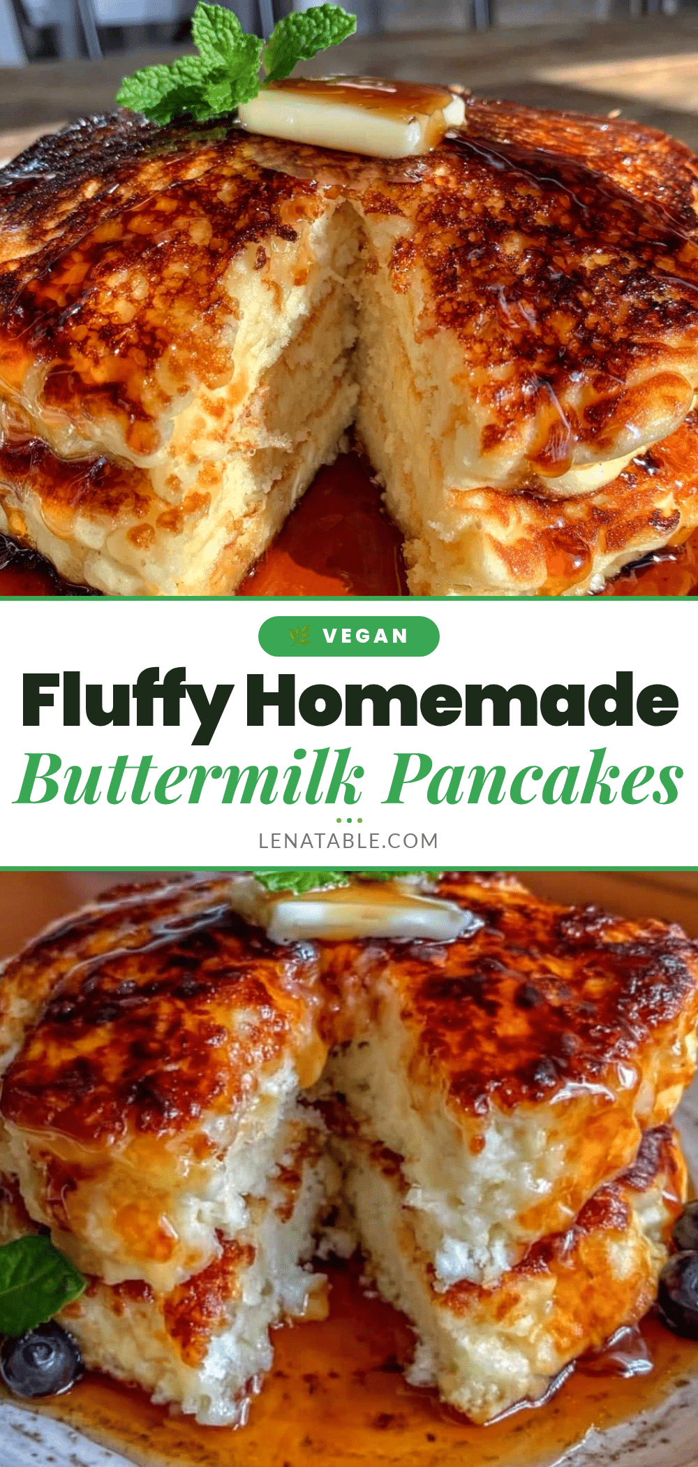 fluffy buttermilk pancakes recipe