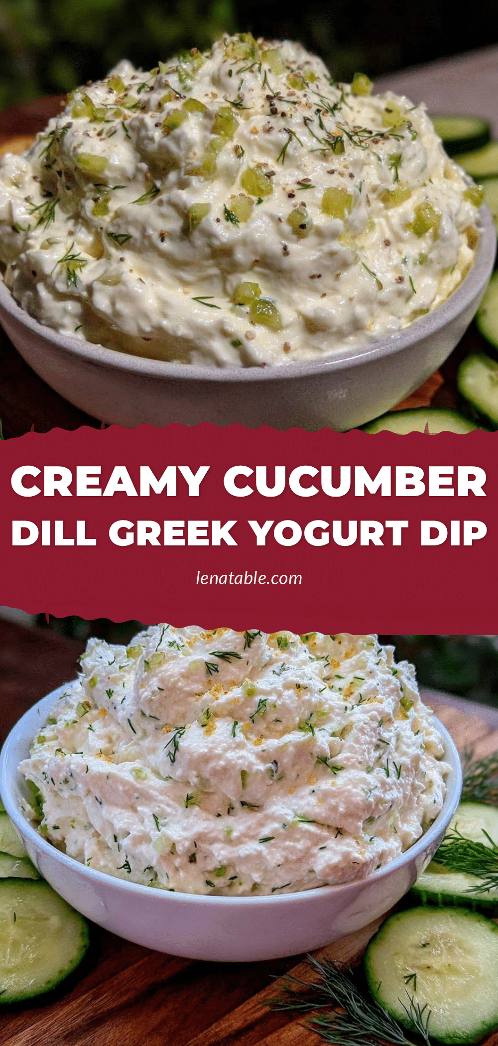 fresh cucumber dill greek yogurt dip recipe