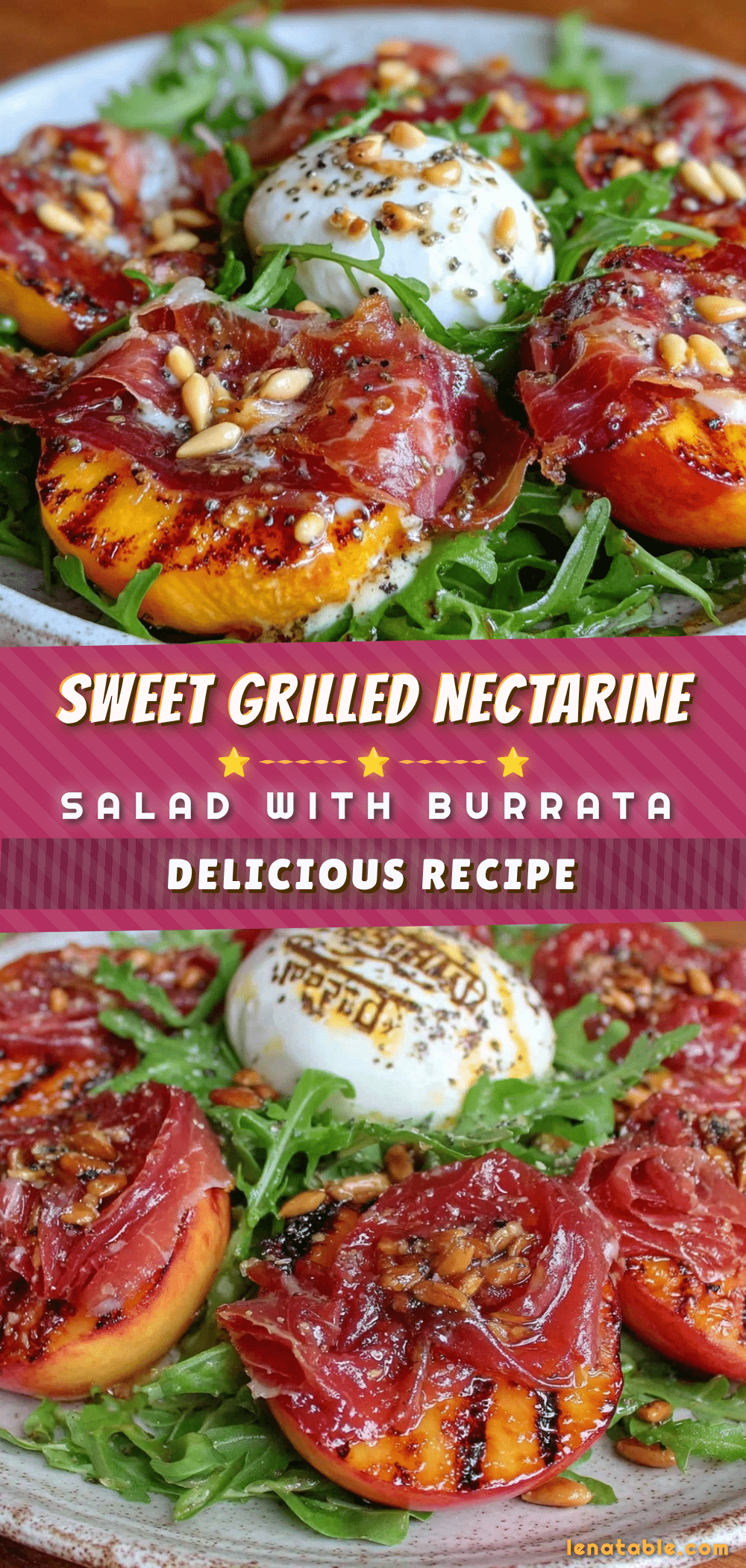fresh grilled nectarine salad recipe