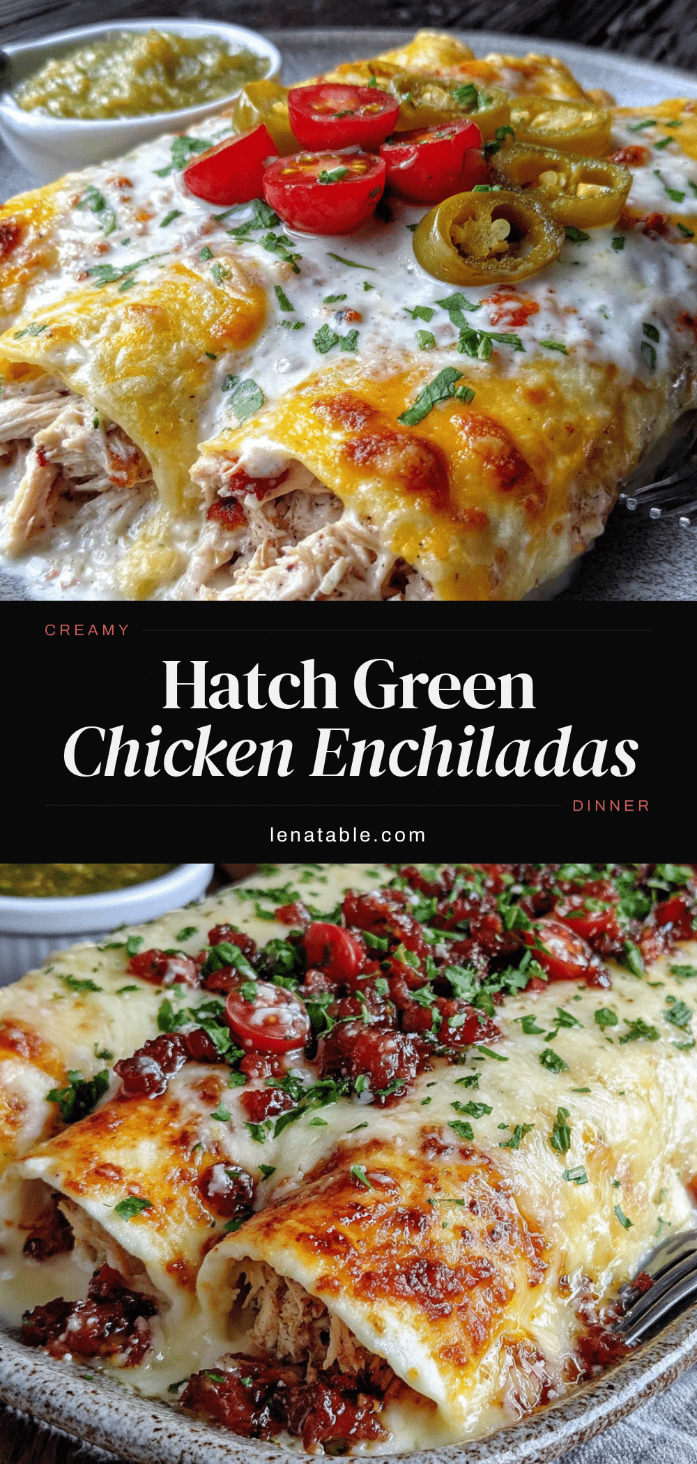 Hatch green chili chicken enchiladas recipe