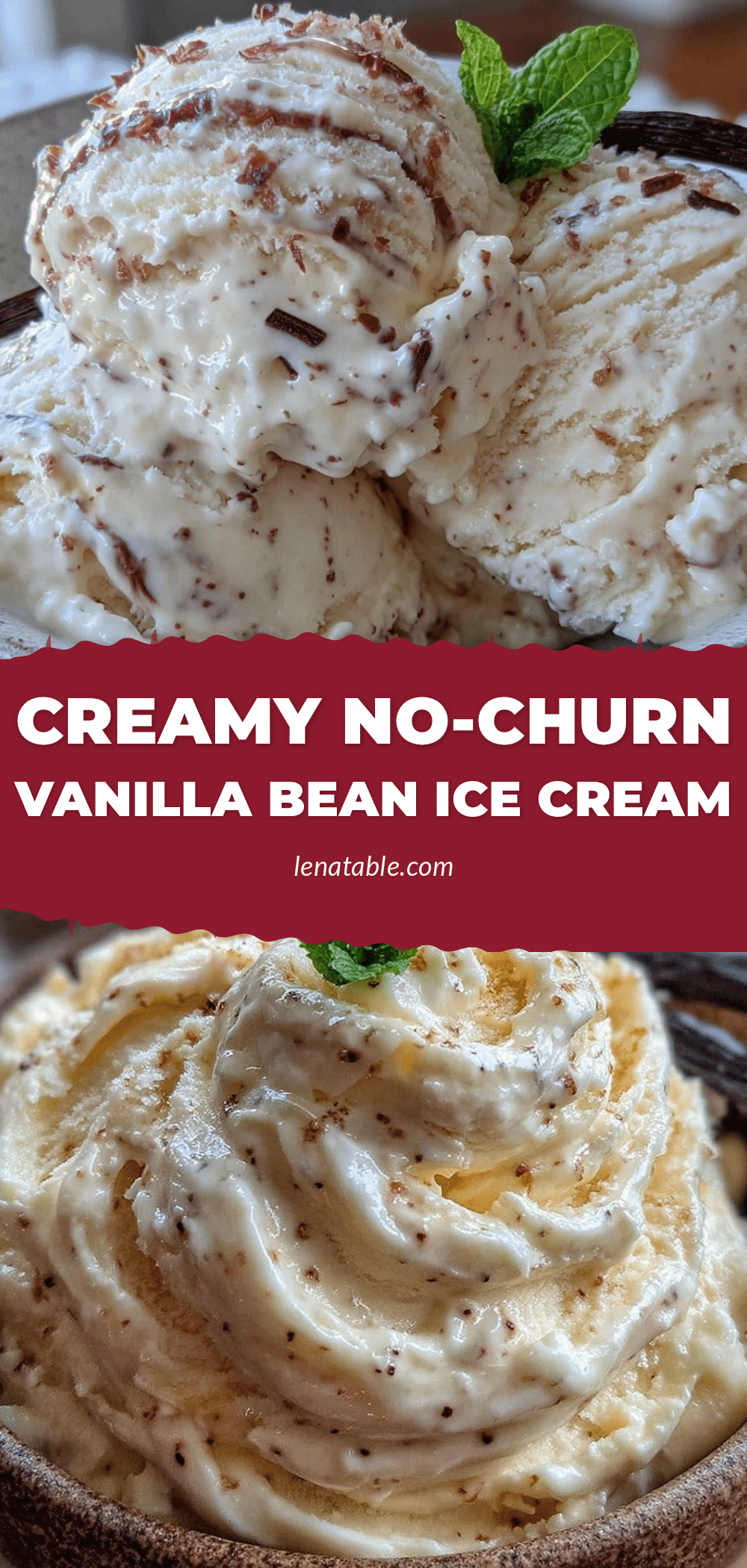 no-churn vanilla bean ice cream recipe