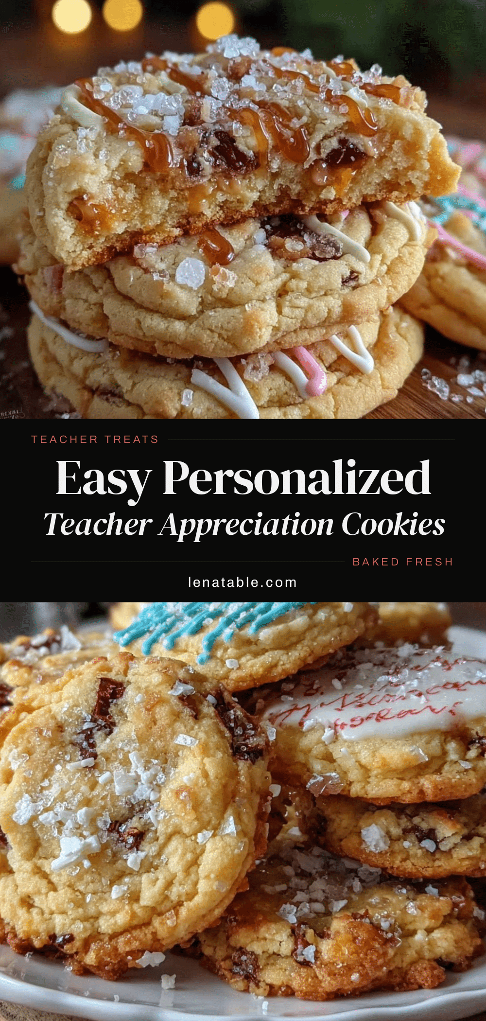 personalized teacher appreciation cookies recipe