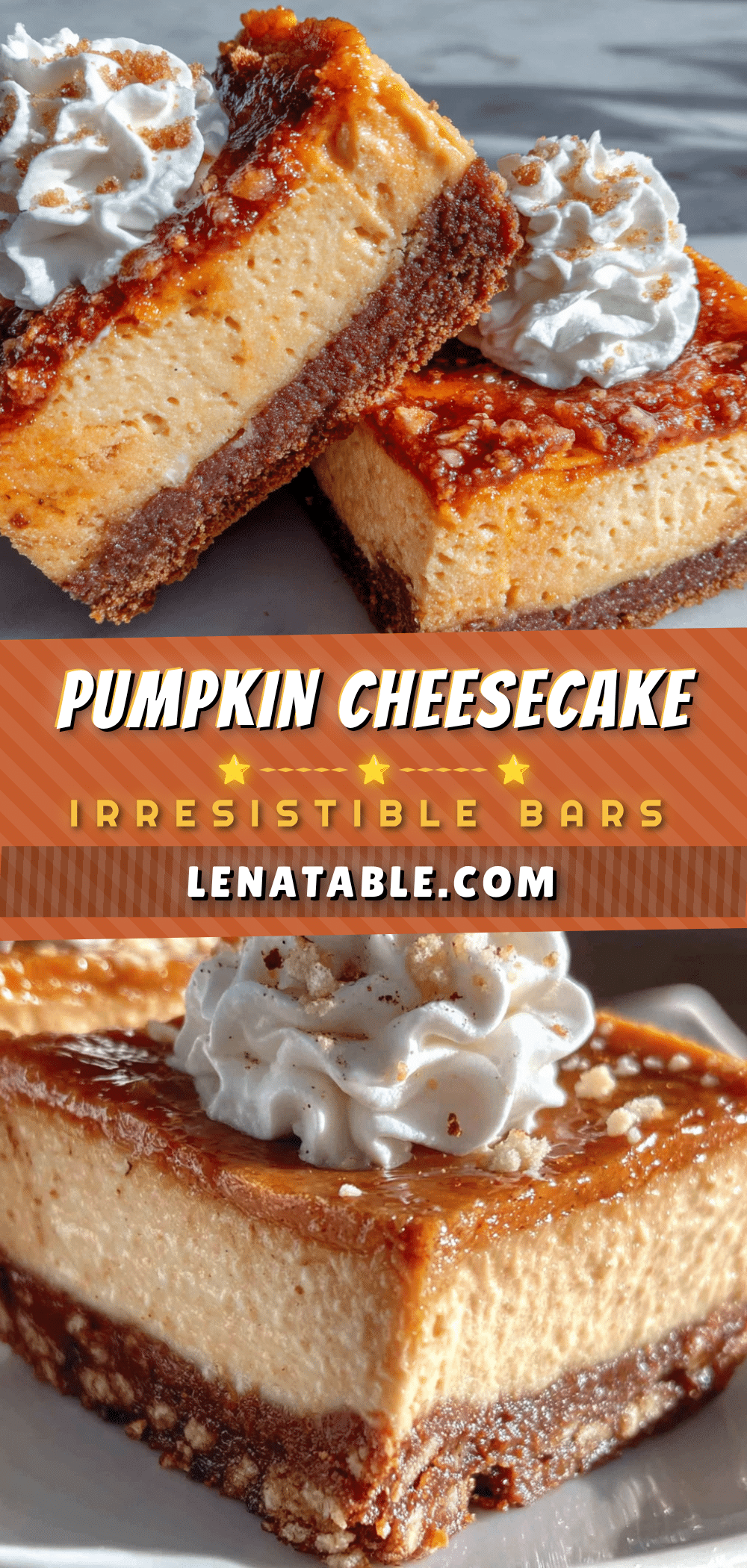 pumpkin pie cheesecake bars recipe