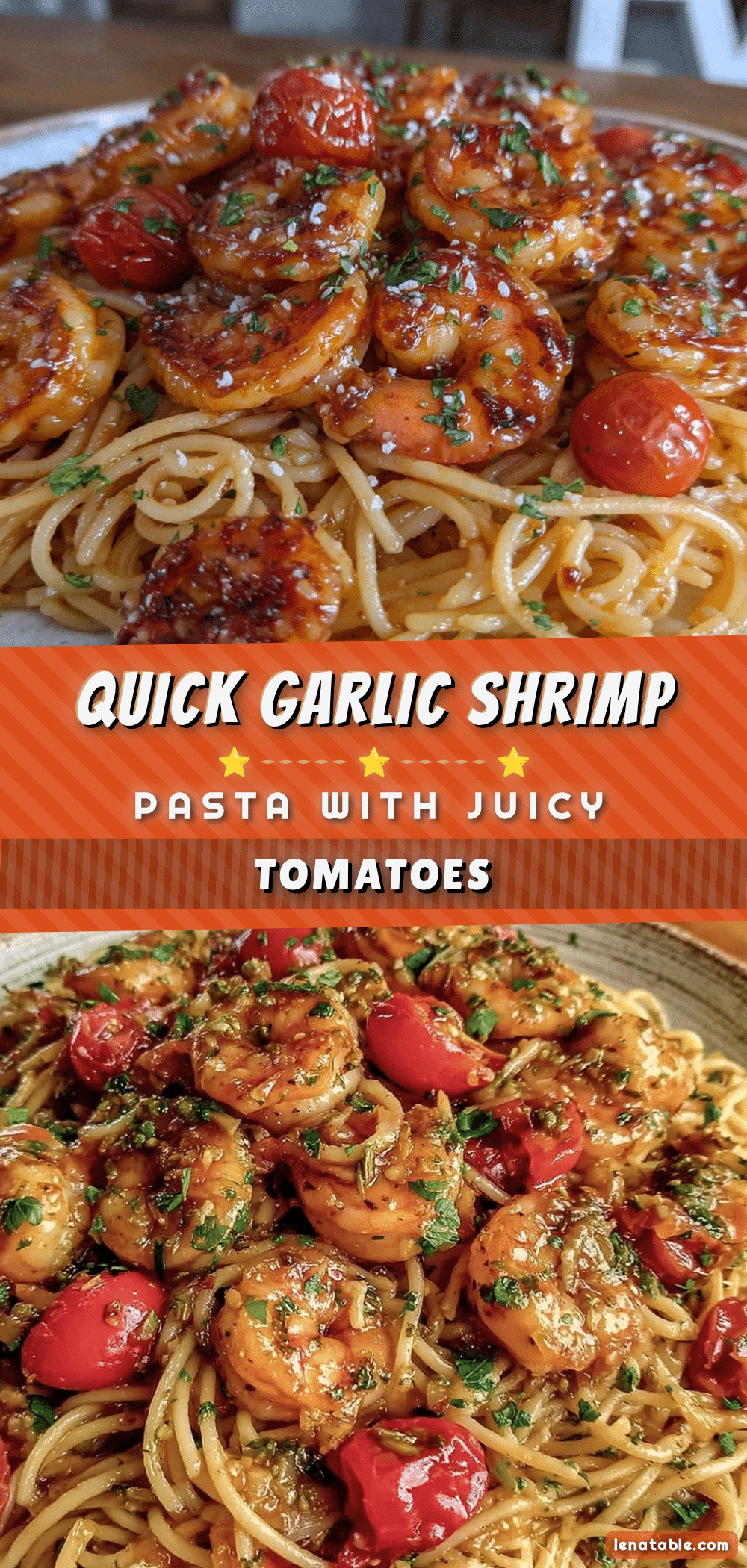 quick garlic shrimp pasta recipe