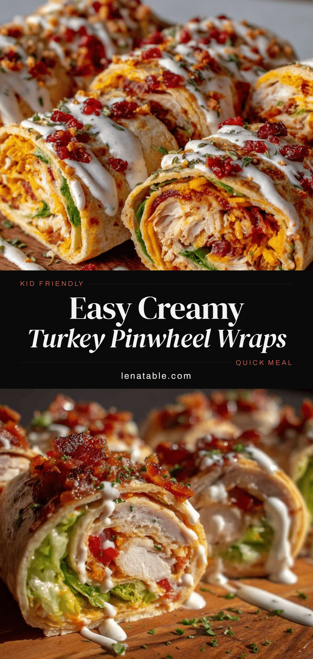turkey pinwheel wraps recipe