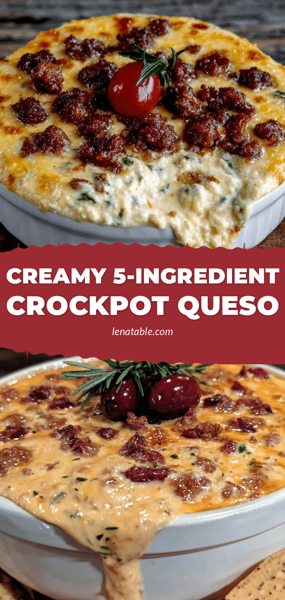 5-ingredient crockpot tailgate queso dip recipe