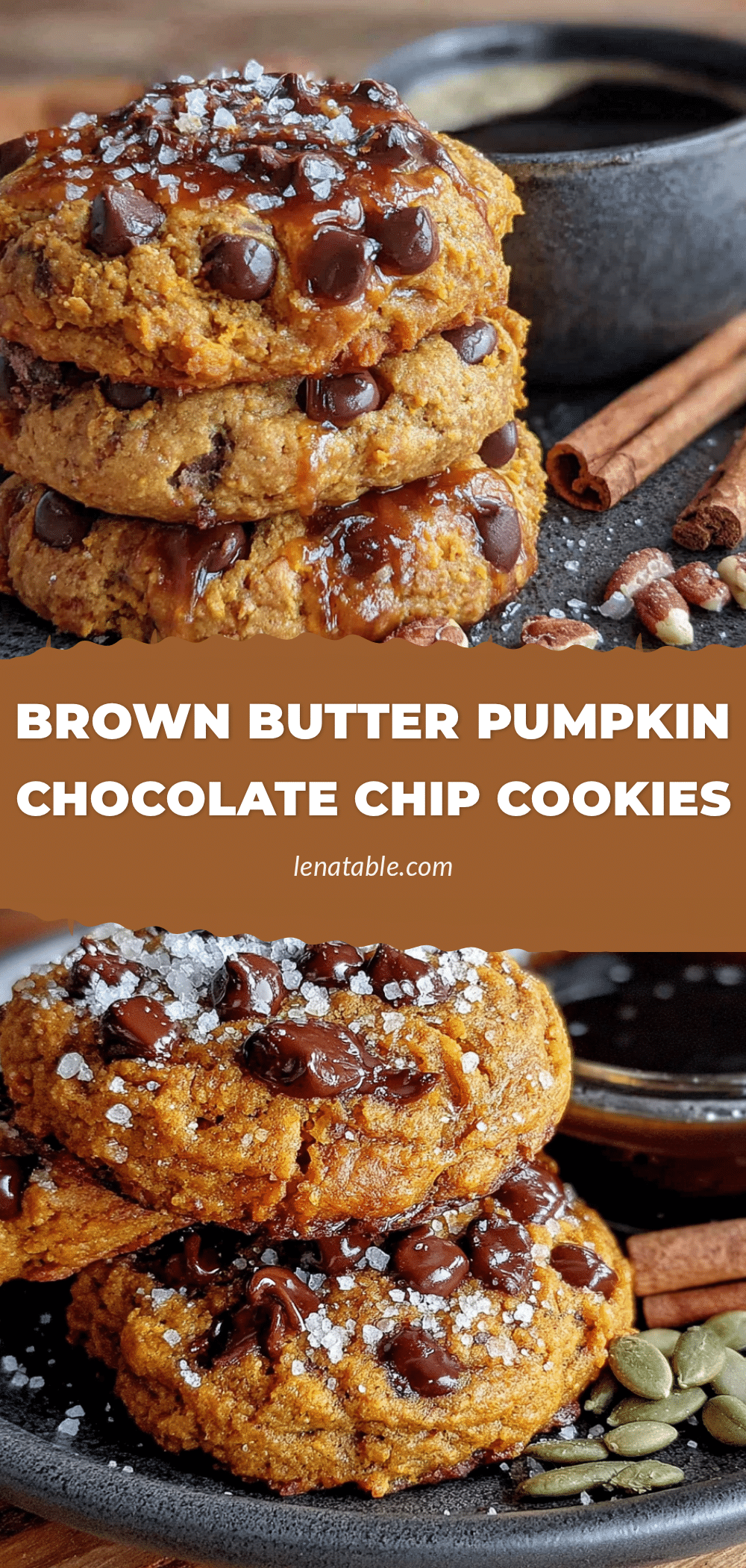 brown butter pumpkin chocolate chip cookies recipe