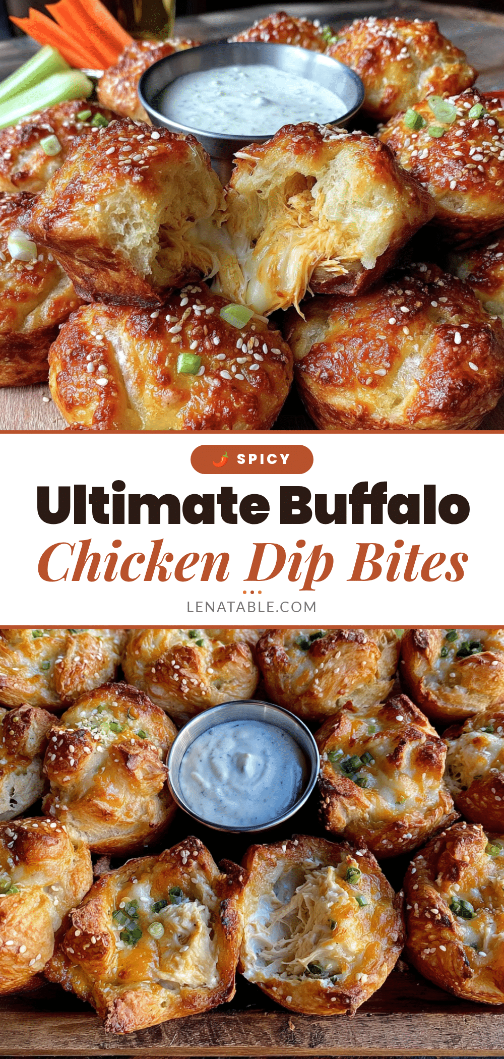 buffalo chicken dip bites recipe