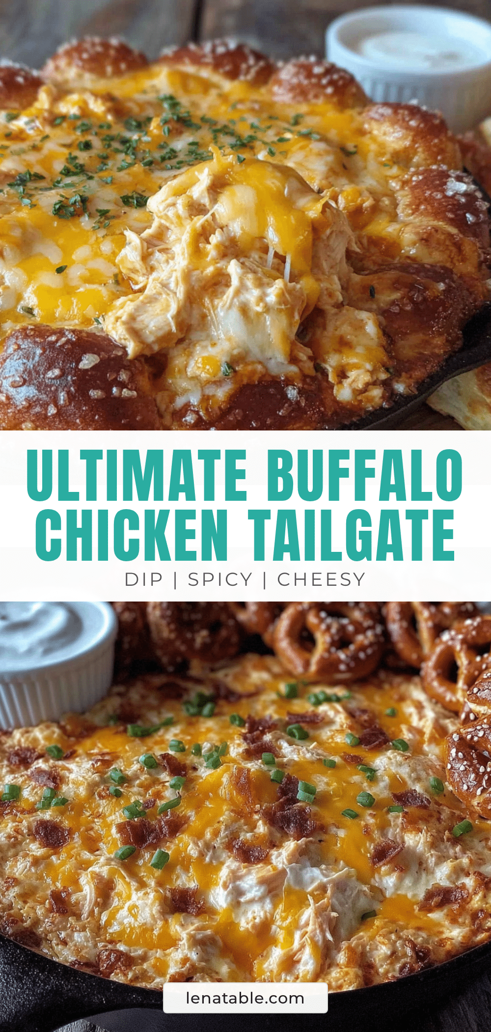buffalo chicken tailgate dip recipe