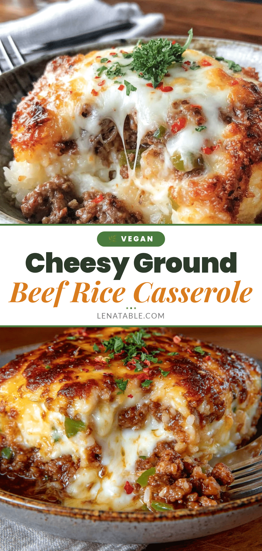 cheesy ground beef and rice casserole recipe