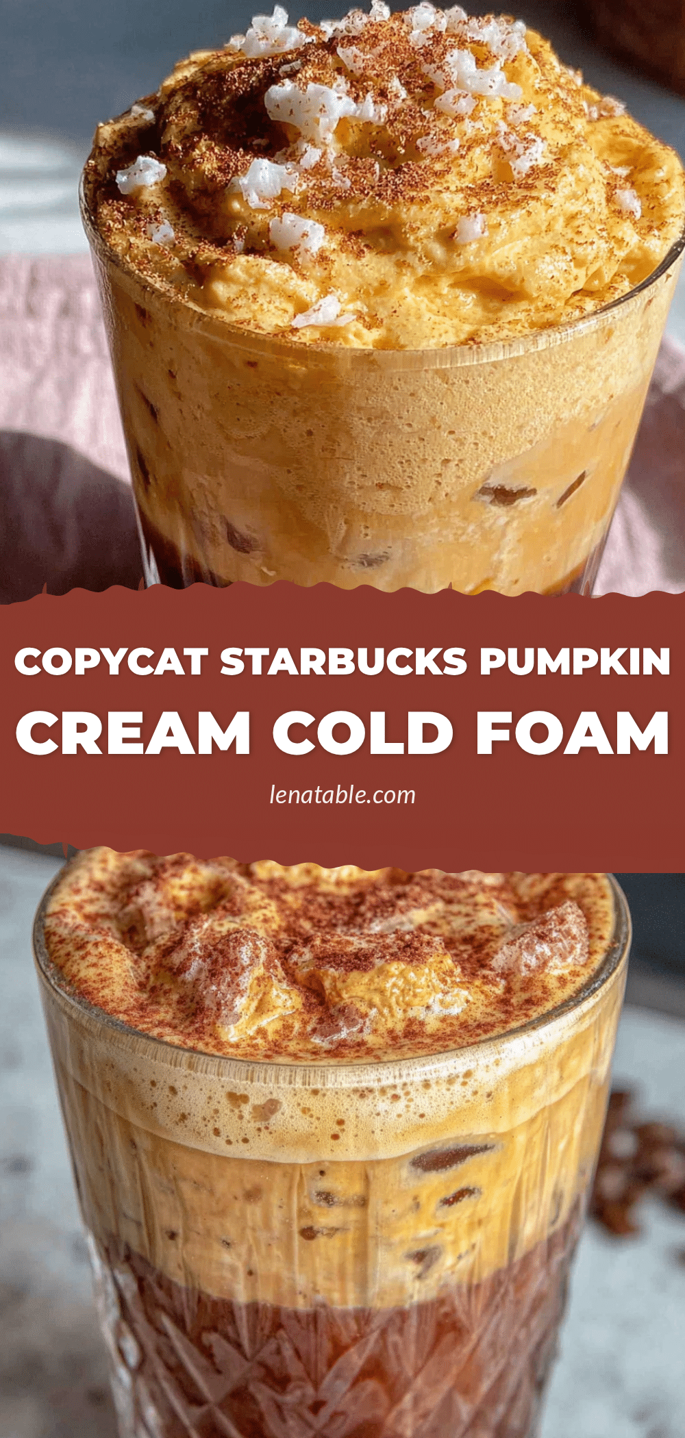 Copycat Starbucks Pumpkin Cream Cold Foam recipe