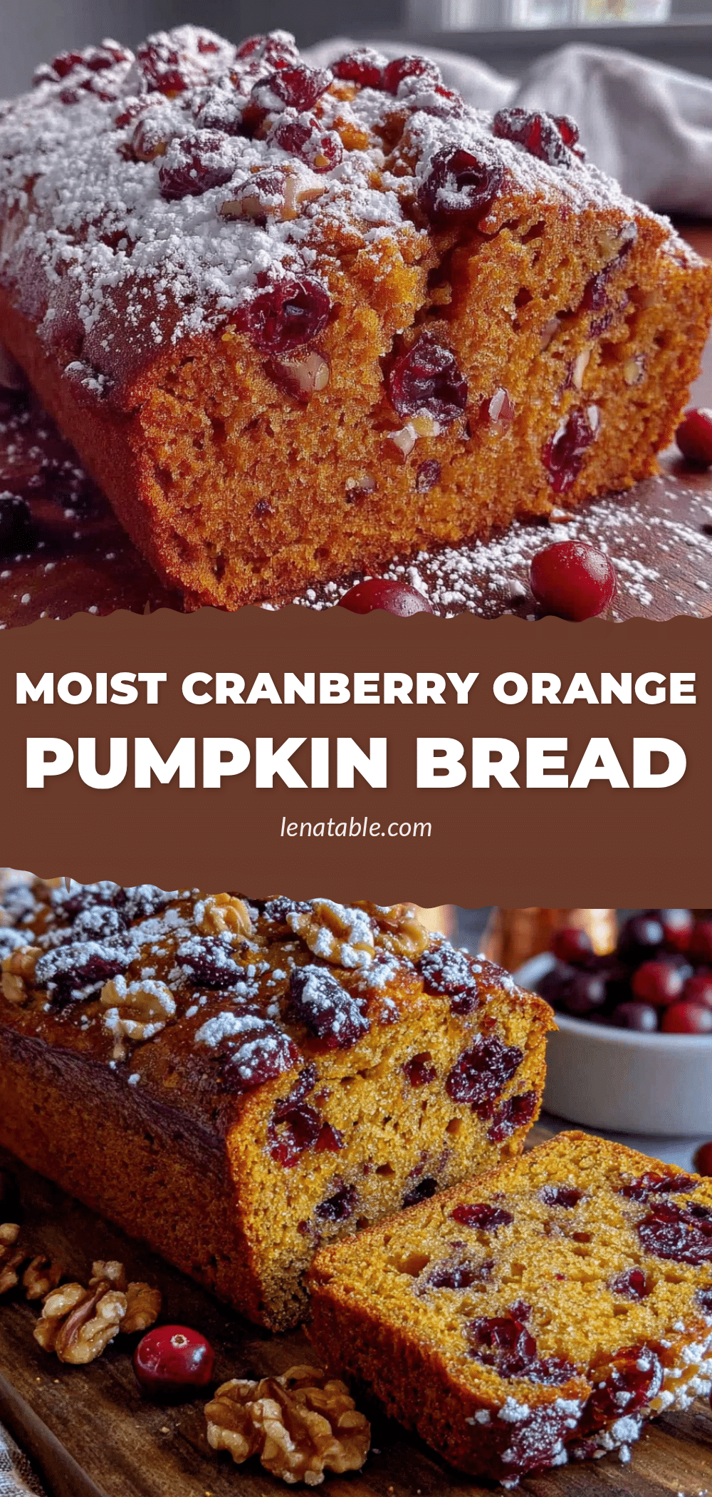 cranberry orange pumpkin bread recipe