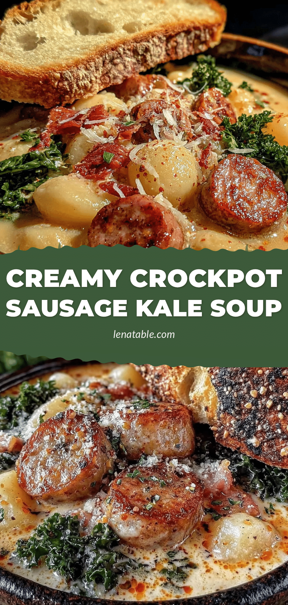 creamy crockpot sausage potato soup recipe