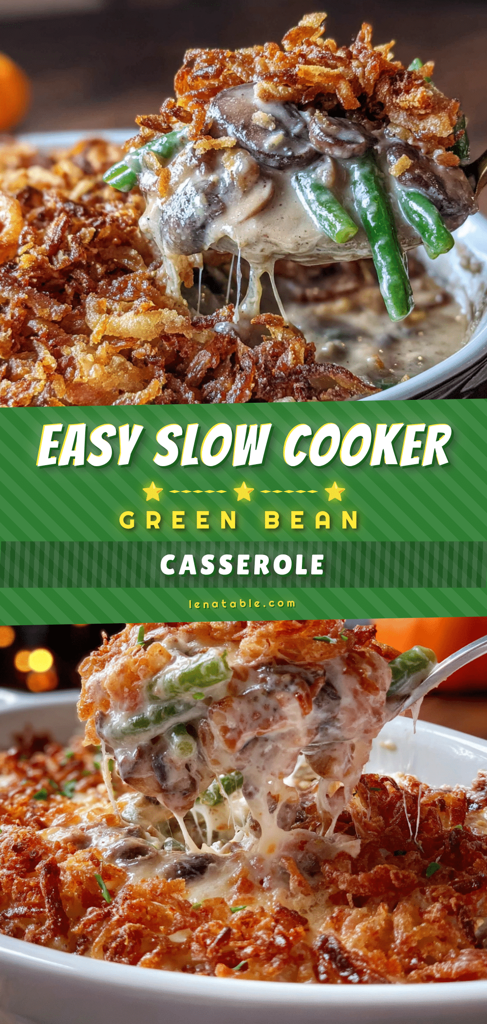 crockpot green bean casserole recipe