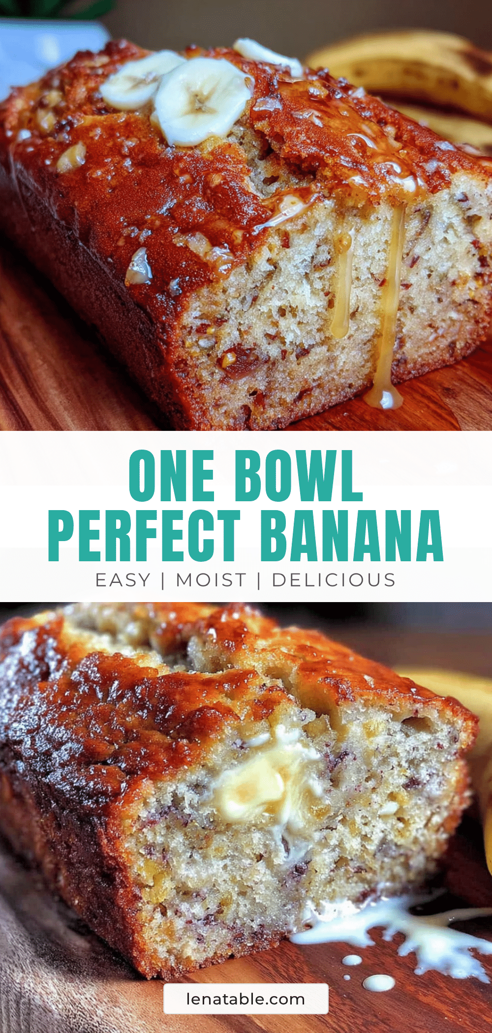 easy one-bowl banana bread recipe