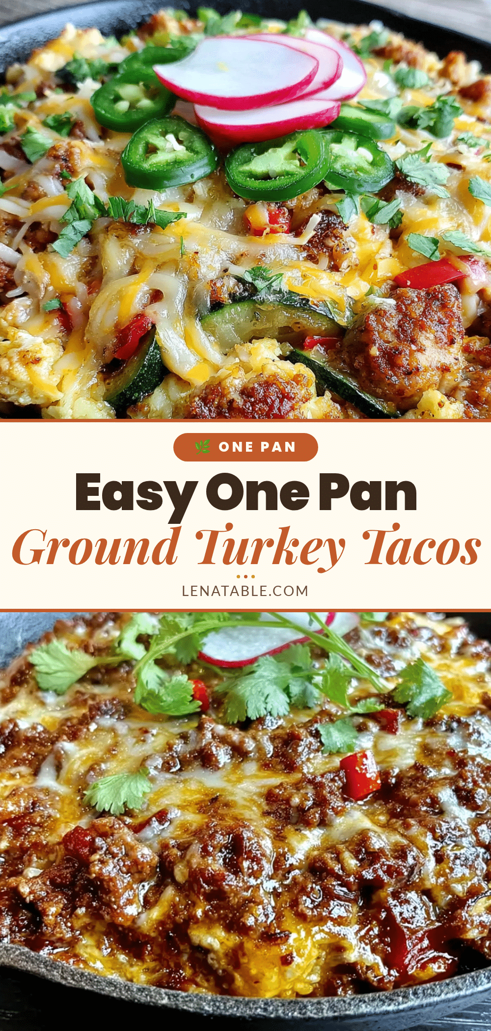 ground turkey taco skillet recipe