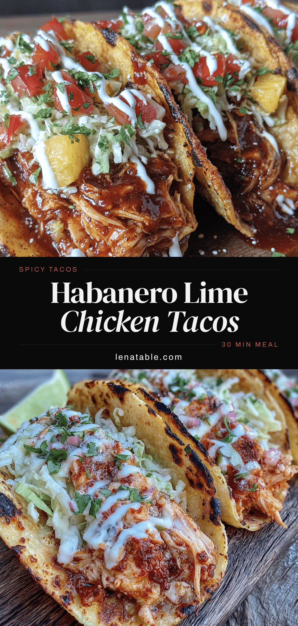 habanero lime chicken tacos recipe