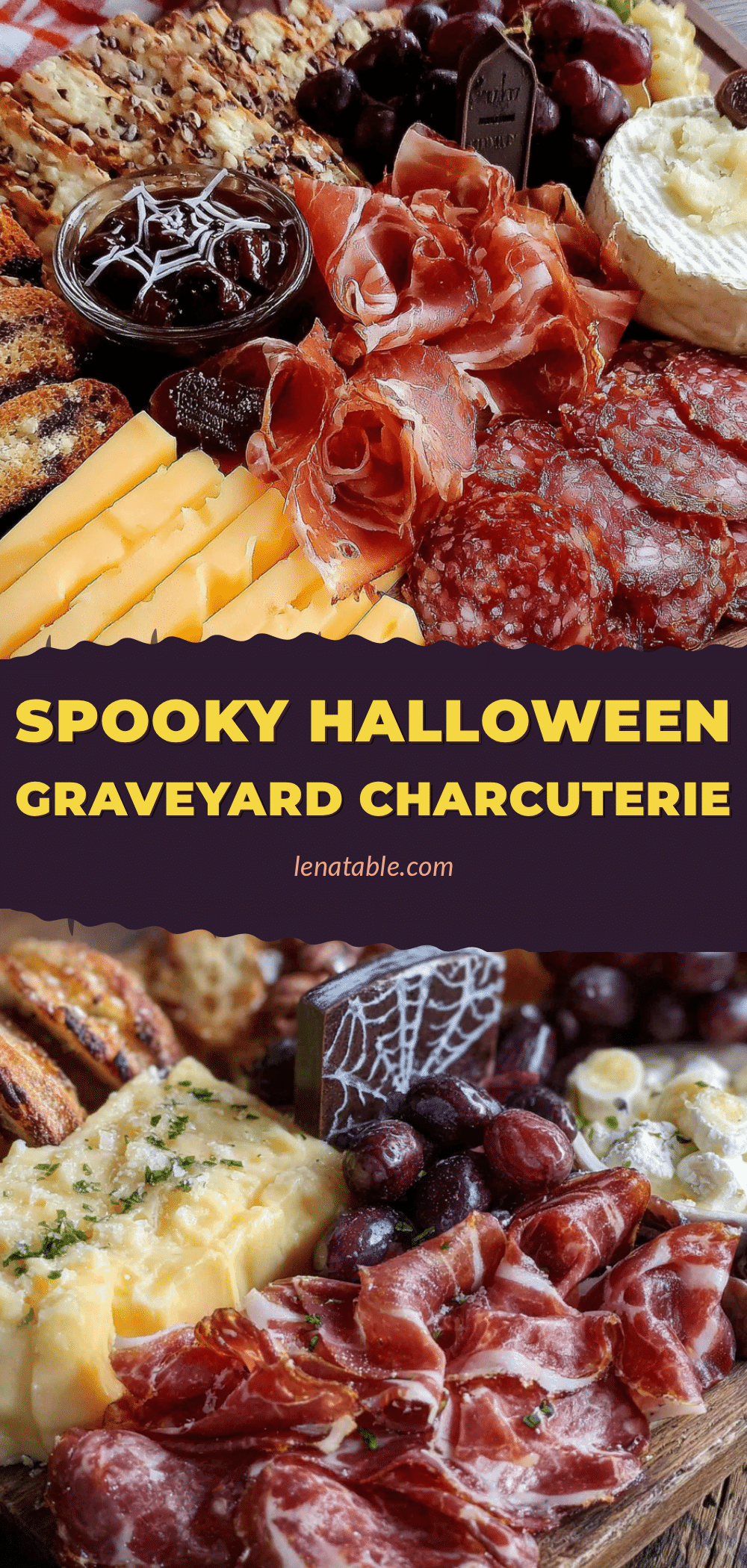 halloween graveyard charcuterie board recipe
