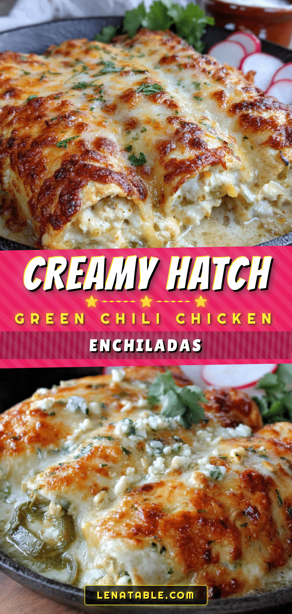 Hatch green chili chicken enchiladas recipe