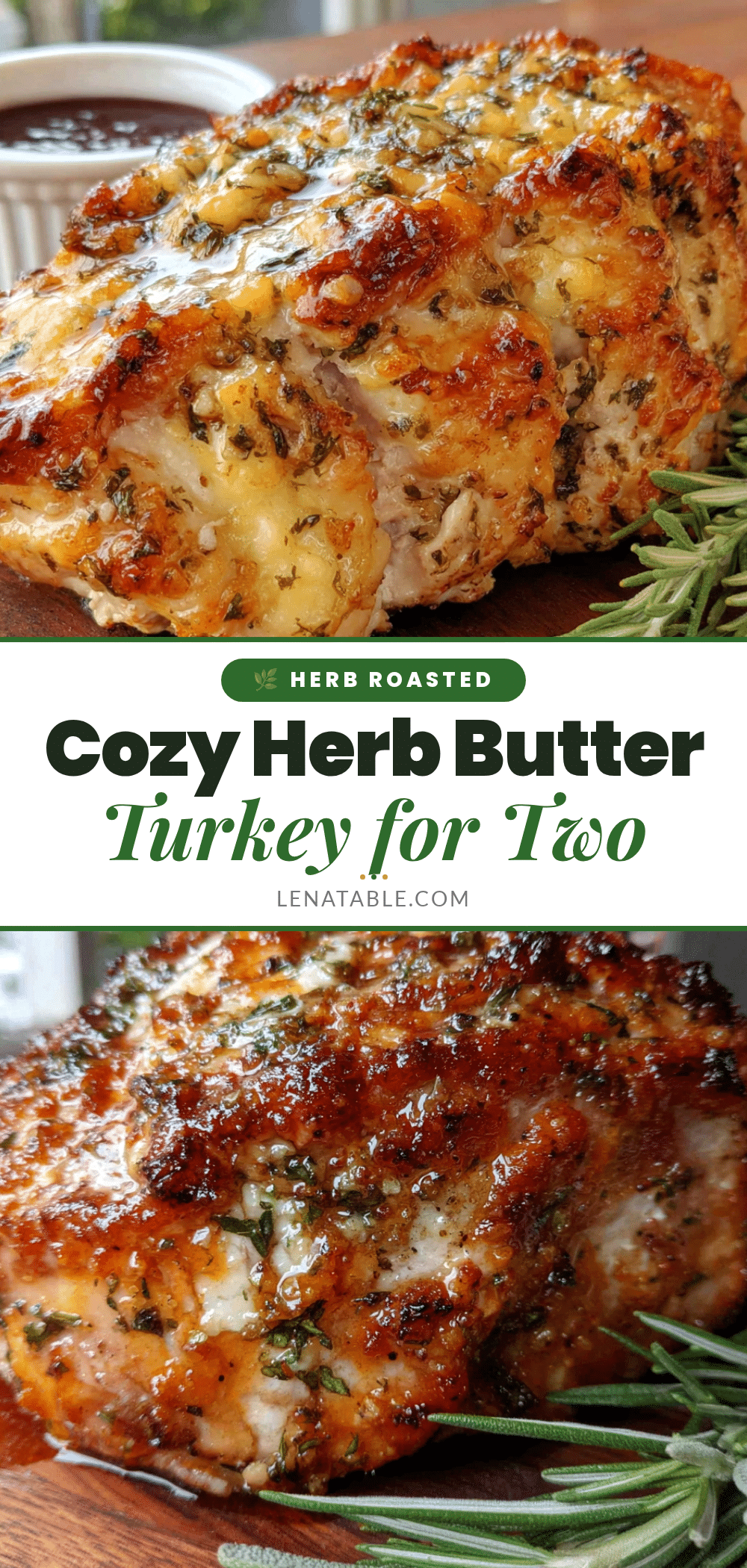 herb butter roasted turkey breast for two recipe