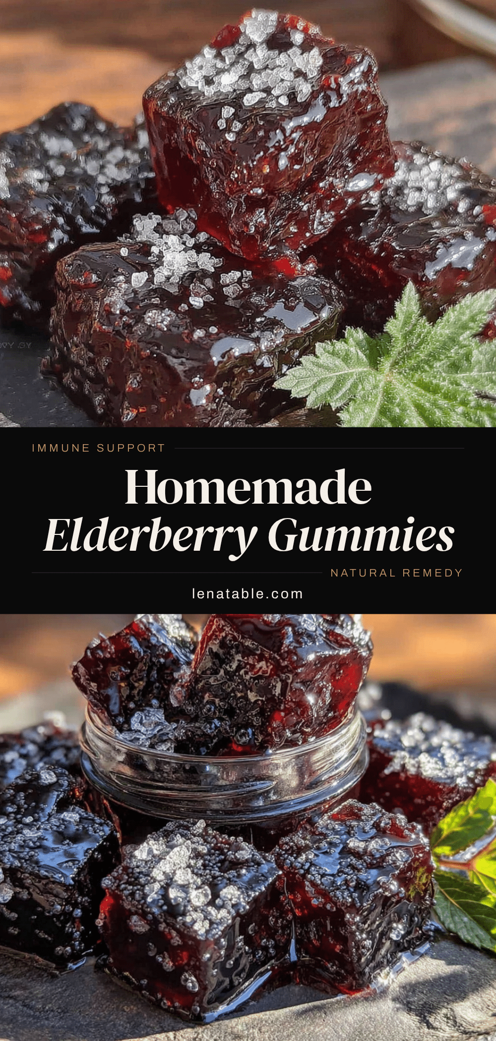 homemade elderberry gummies recipe