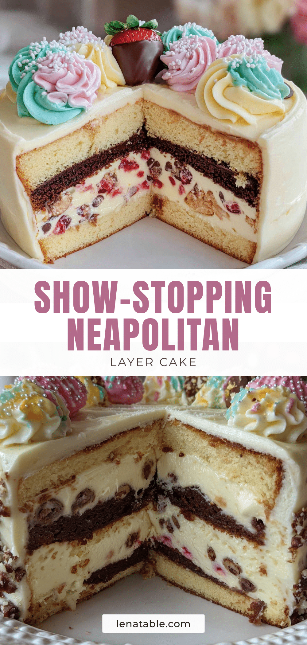 neapolitan layer cake recipe