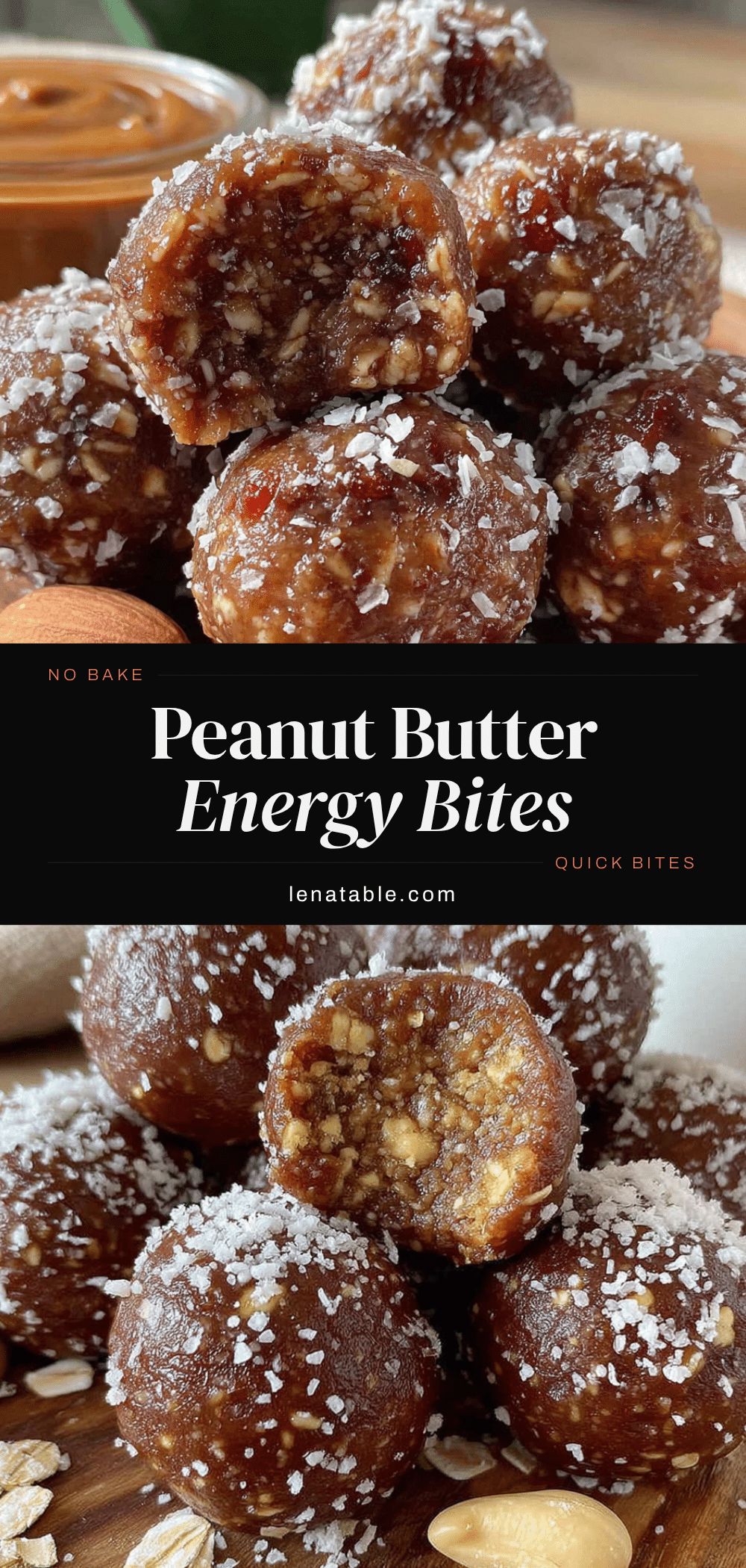 no-bake peanut butter energy bites recipe