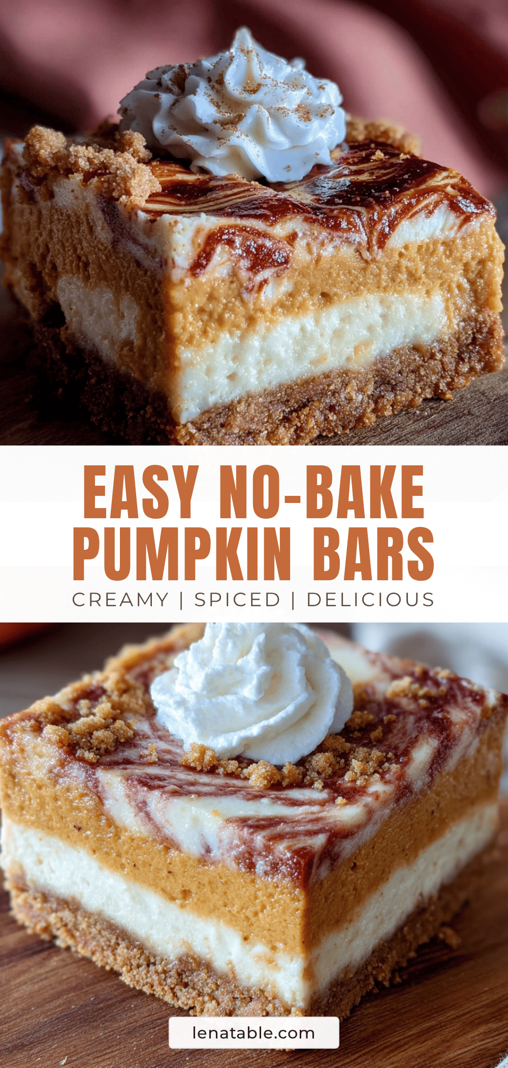no-bake pumpkin cheesecake bars recipe