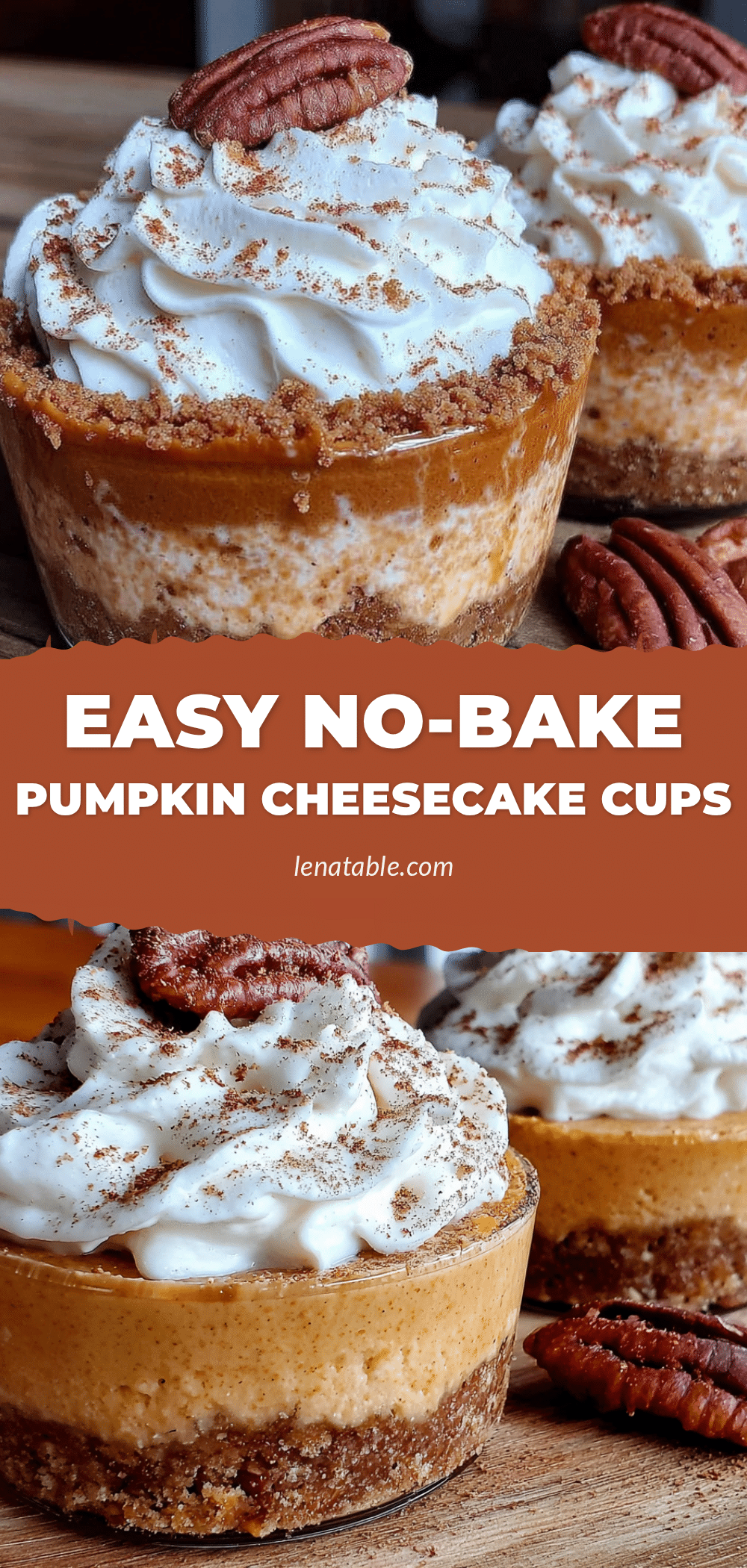 no-bake pumpkin cheesecake cups recipe