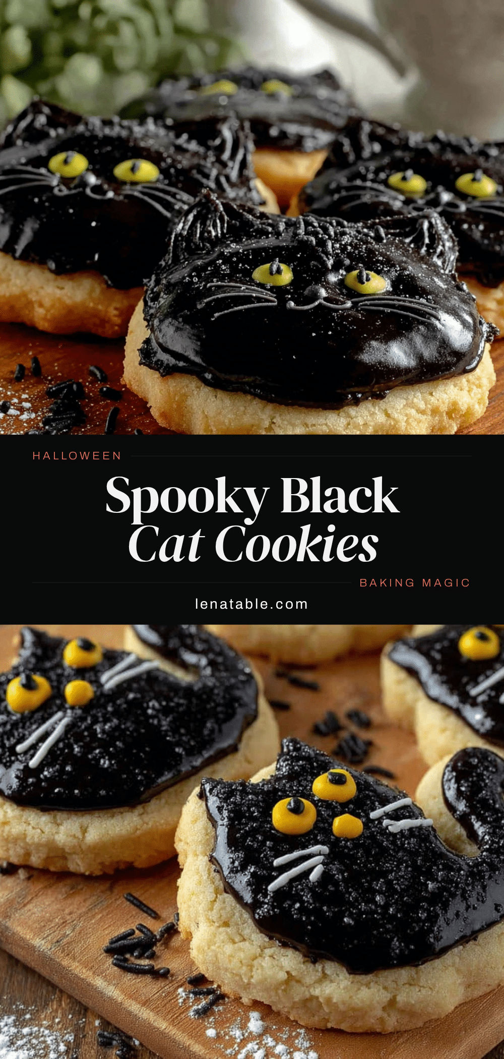 Perfect Black Cat Sugar Cookies recipe