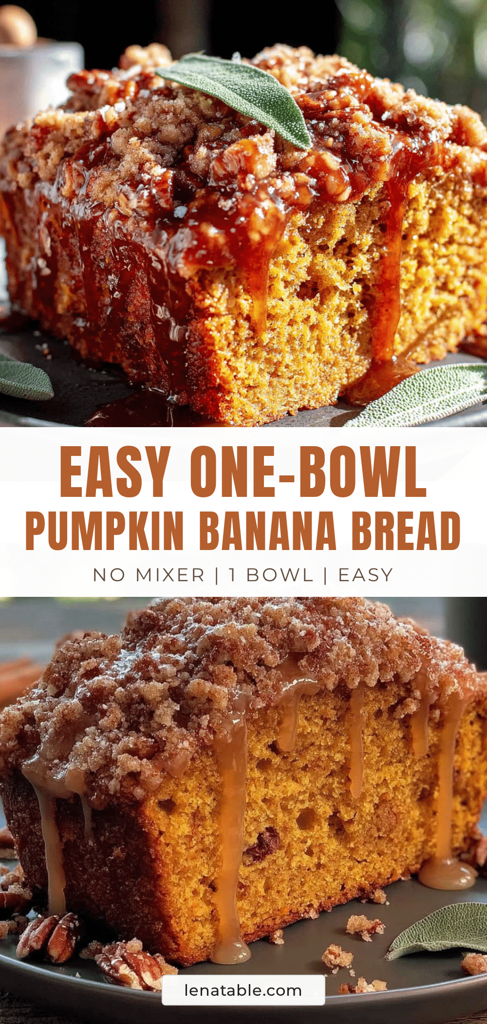 pumpkin banana bread recipe