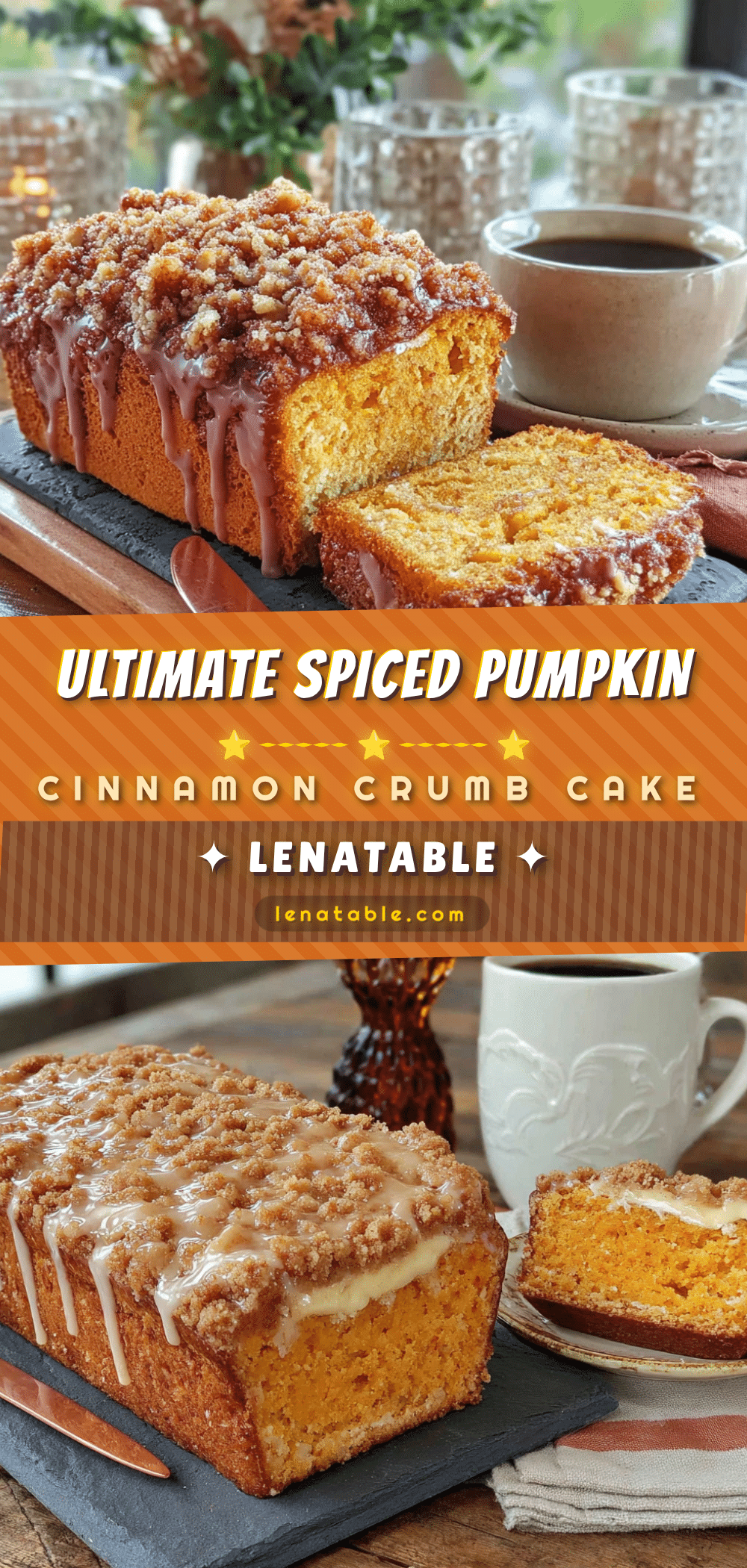 pumpkin coffee cake recipe