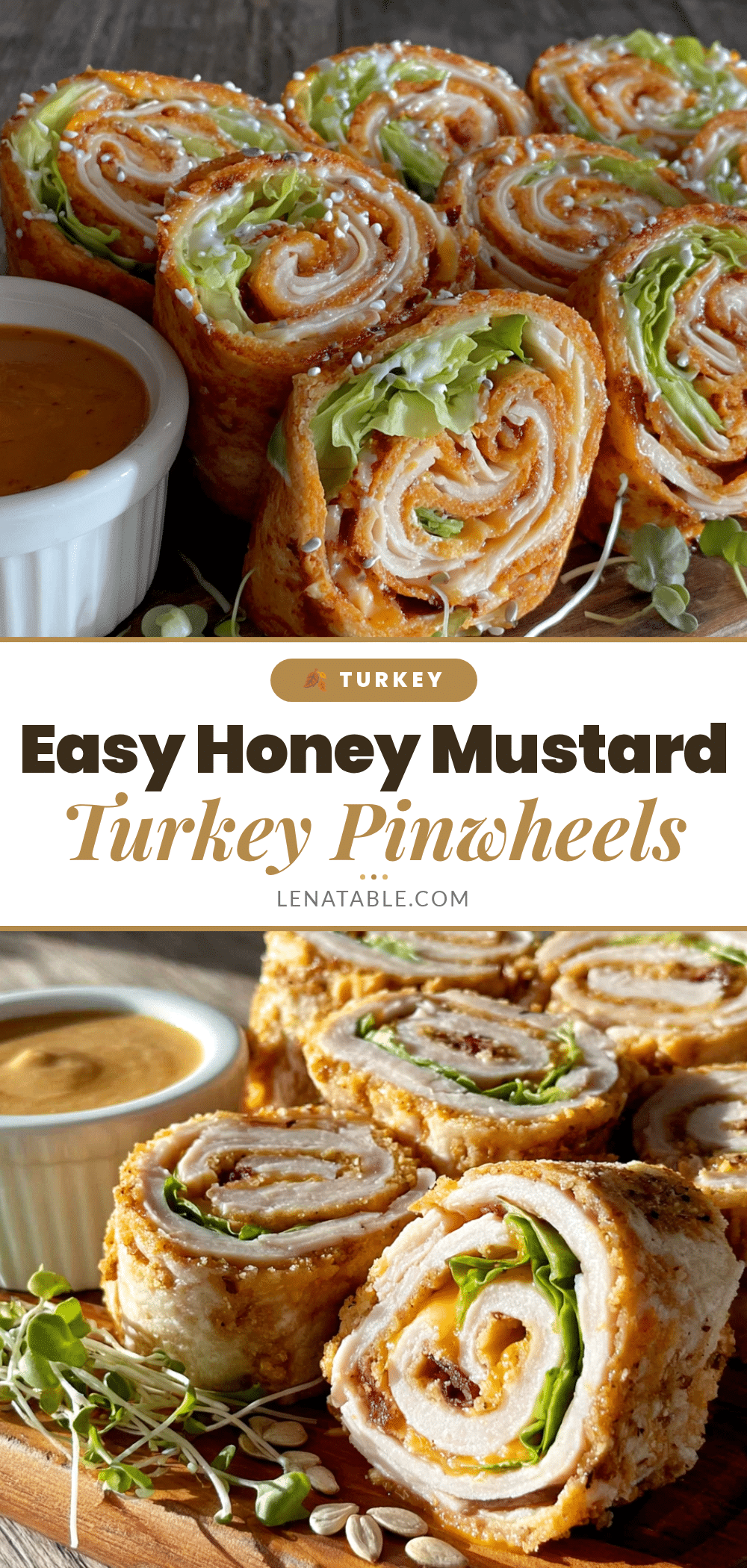 turkey and cheddar pinwheels recipe