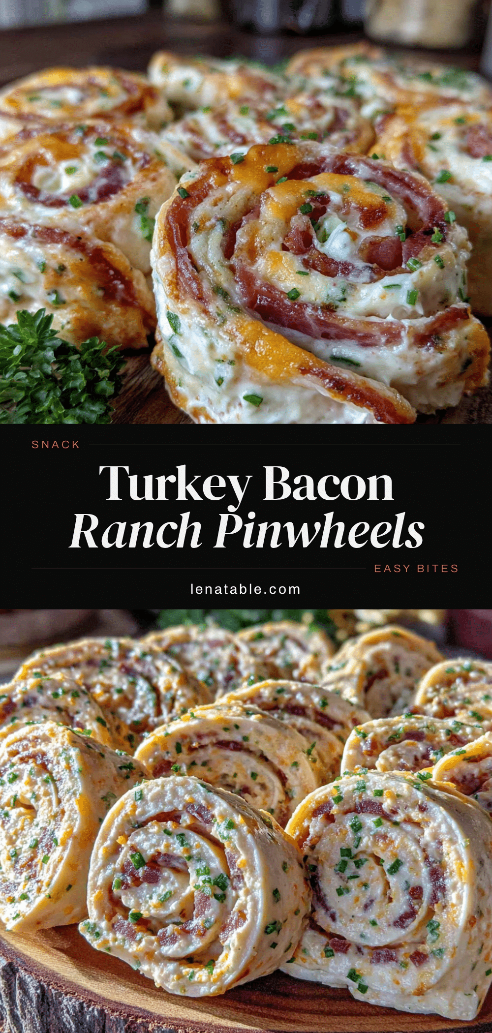 Turkey bacon ranch pinwheel bites recipe
