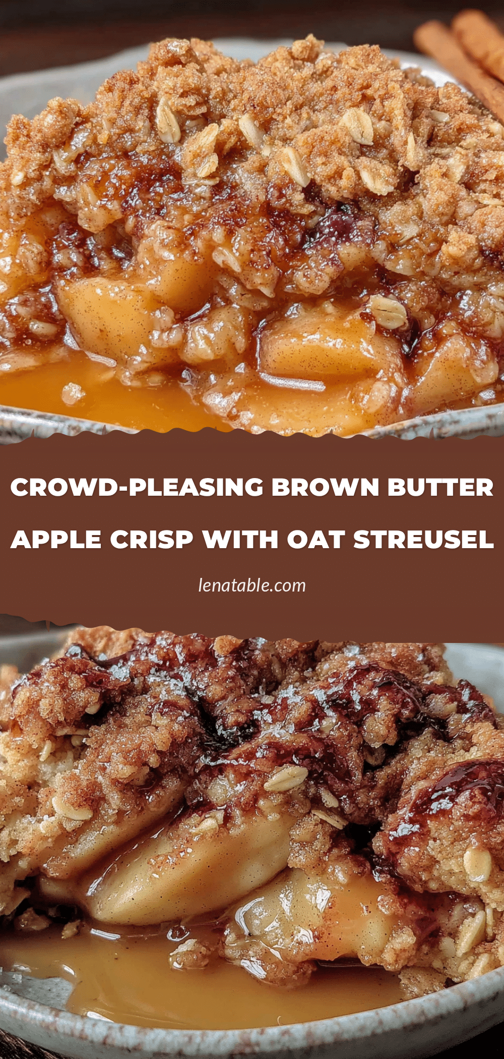 brown butter apple crisp recipe