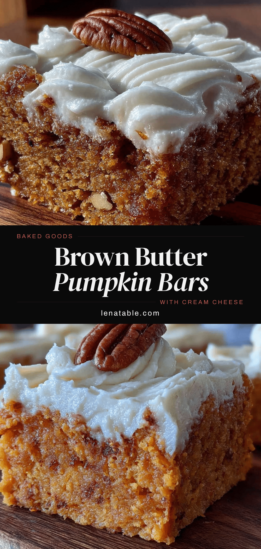 brown butter pumpkin bars recipe