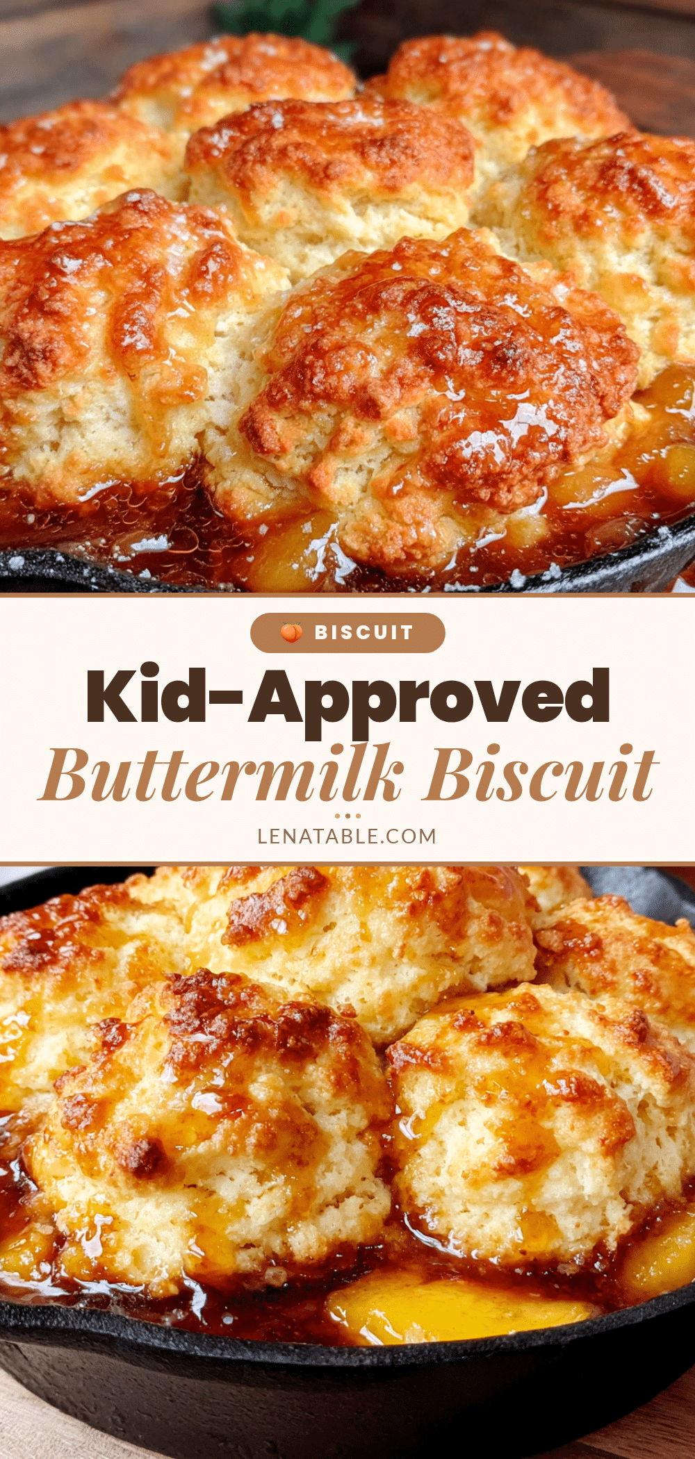 buttermilk biscuit peach cobbler recipe