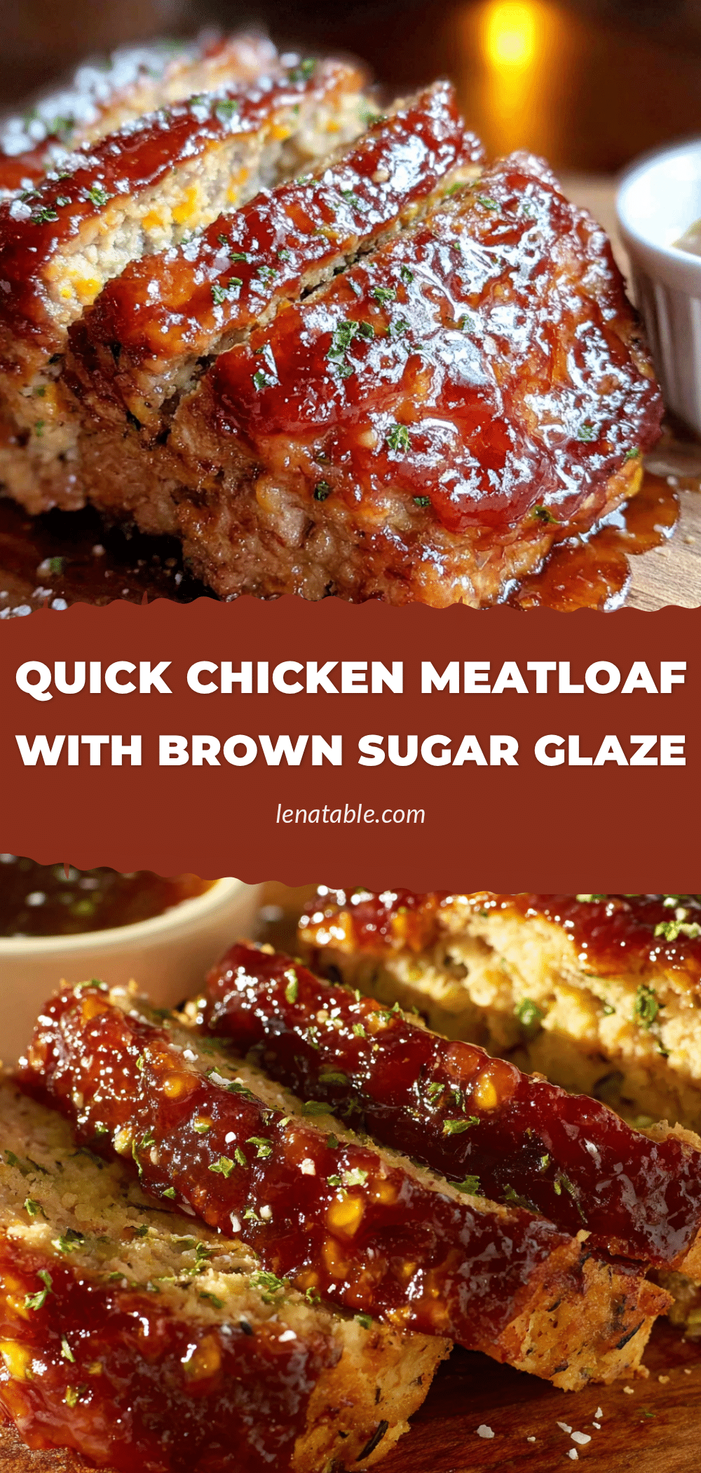 chicken meatloaf with brown sugar glaze recipe