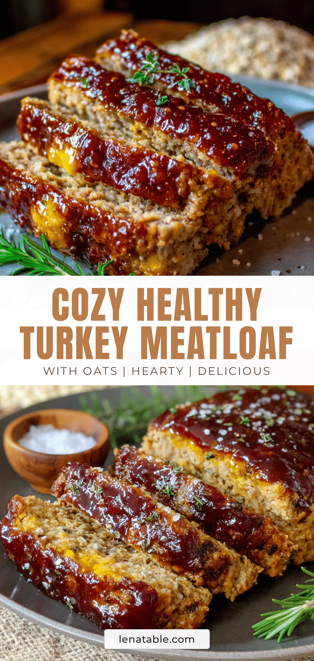 Cozy healthy turkey meatloaf with oats recipe